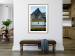 Wall Poster Cottage under the Rock - landscape of a cottage against a lake and a large gray mountain 138778 additionalThumb 16