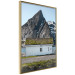 Wall Poster Cottage under the Rock - landscape of a cottage against a lake and a large gray mountain 138778 additionalThumb 5