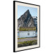 Wall Poster Cottage under the Rock - landscape of a cottage against a lake and a large gray mountain 138778 additionalThumb 11