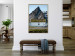 Wall Poster Cottage under the Rock - landscape of a cottage against a lake and a large gray mountain 138778 additionalThumb 18