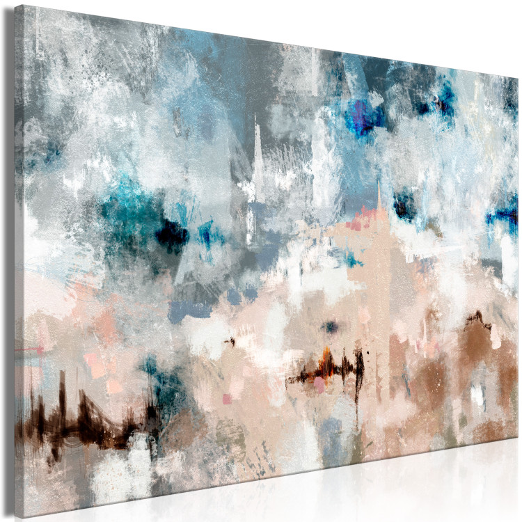 Canvas Unreal Landscape (1-piece) - abstraction in blues and pinks 143878 additionalImage 2