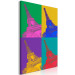 Canvas Art Print Colorful Paris (1-piece) - collage with the Eiffel Tower in pop-art style 144778 additionalThumb 2
