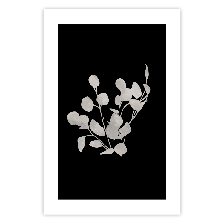 Wall Poster Eucalyptus Twigs - Minimalist Leaves on a Dark Background 146178 additionalImage 22