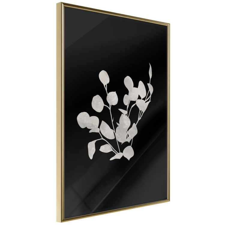 Wall Poster Eucalyptus Twigs - Minimalist Leaves on a Dark Background 146178 additionalImage 5
