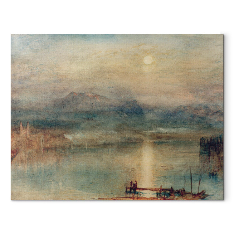 Art Reproduction Moonlight on Lake Lucerne from Rigi 150578