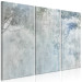 Canvas Art Print Trees in a Misty Aura - Nature in Blue-Gray Tones 151778 additionalThumb 2