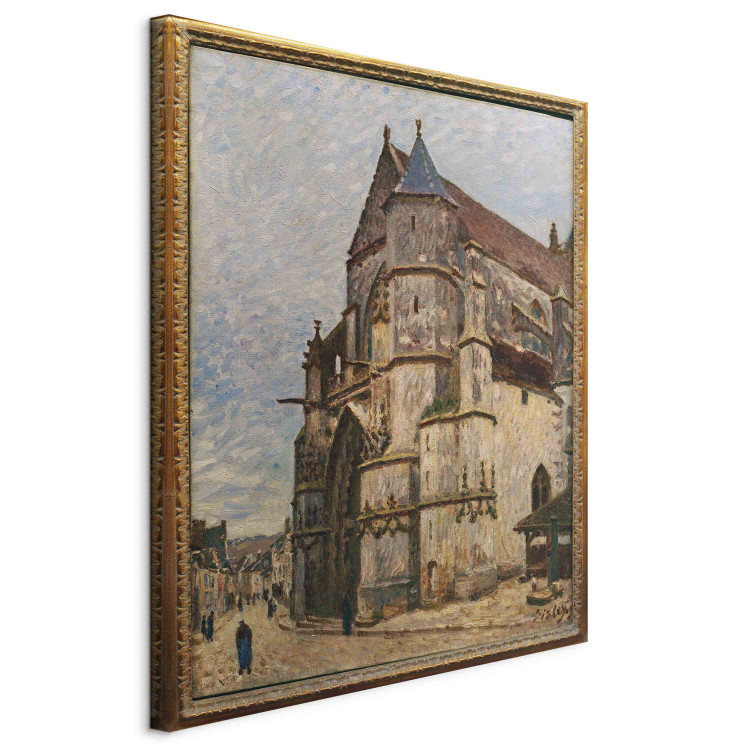 Reproduction Painting Church in Moret in winter 152678 additionalImage 2