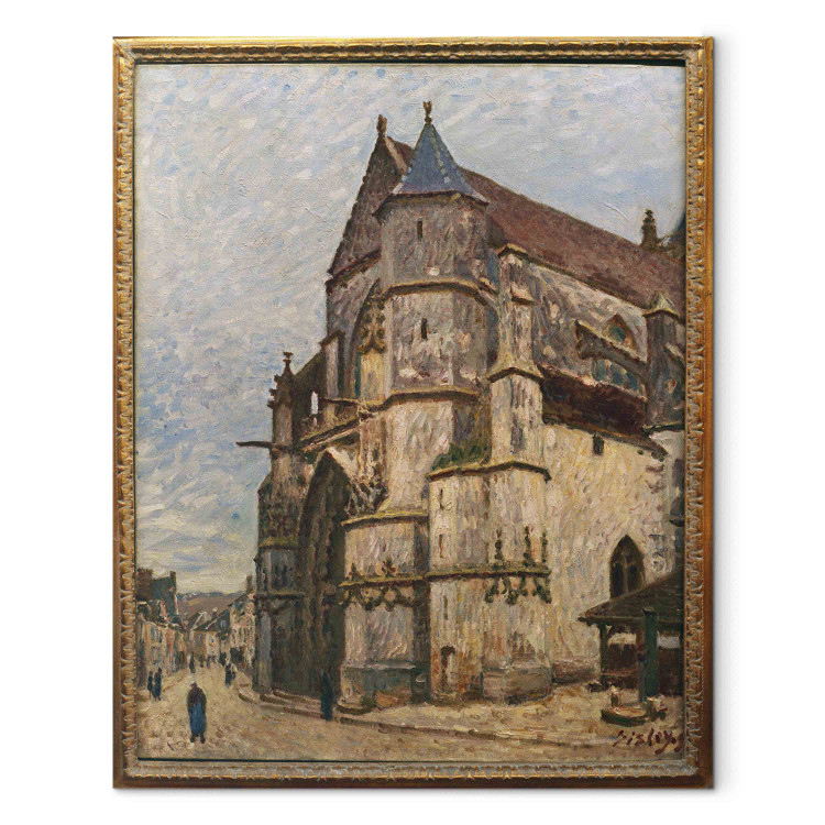 Reproduction Painting Church in Moret in winter 152678
