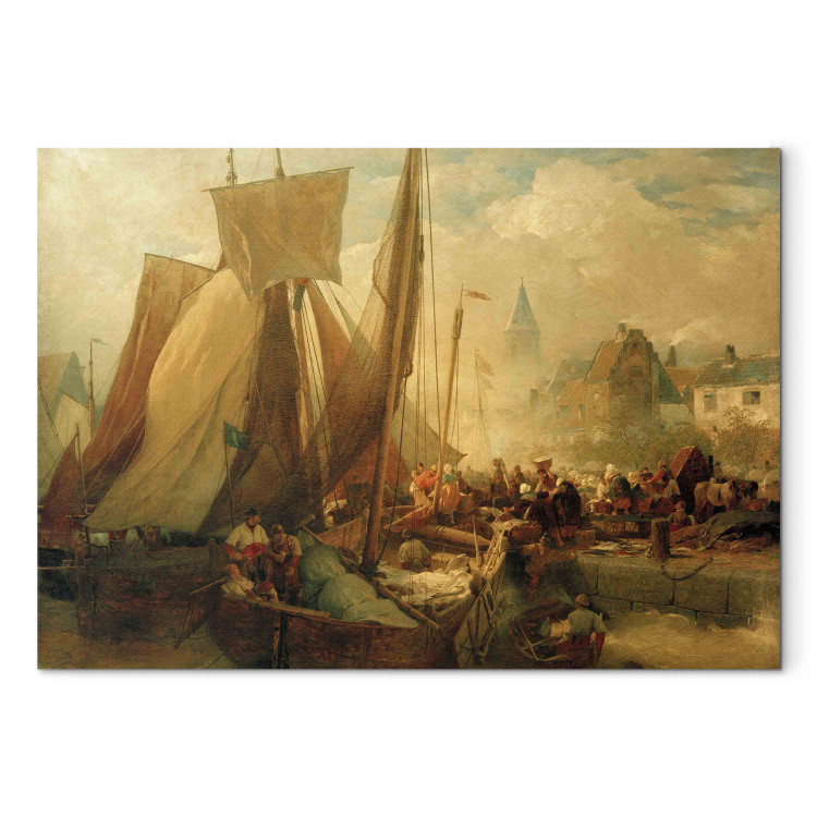 Reproduction Painting Fischmarkt in Ostende 154078