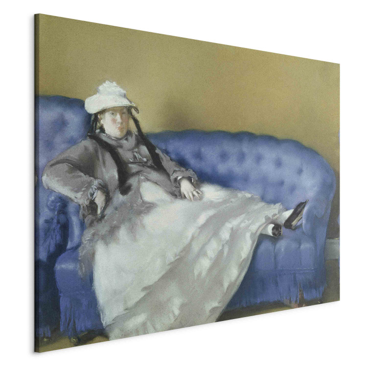 Art Reproduction Madame Manet on a Blue Sofa 156978 additionalImage 2