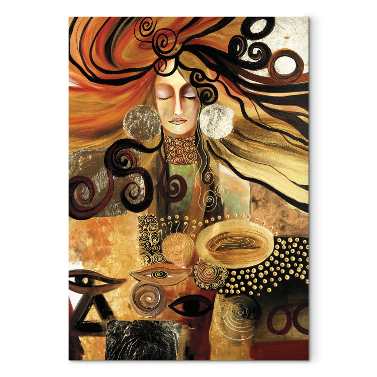 Canvas Print Dreaming lady 49178