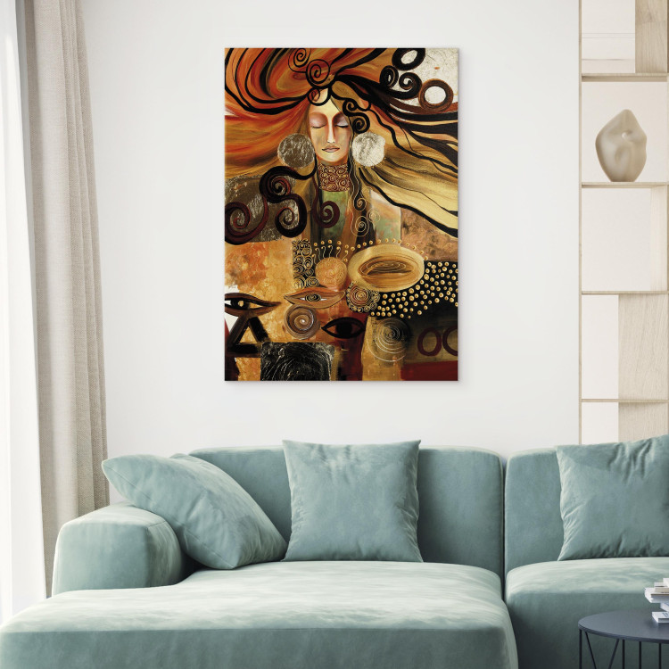 Canvas Print Dreaming lady 49178 additionalImage 3