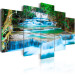 Canvas Blue Waterfall in Kanchanaburi, Thailand 58778 additionalThumb 2