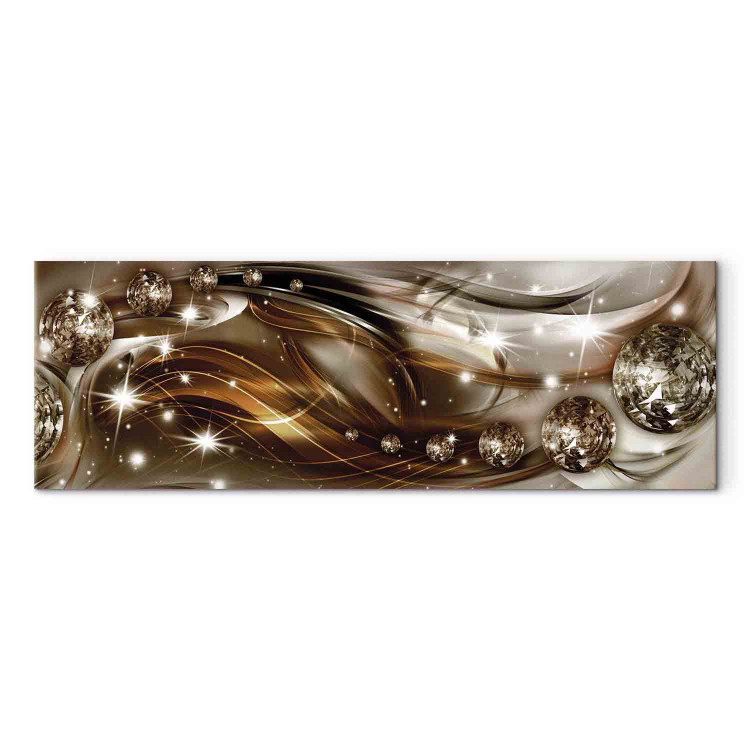 Canvas Ribbon of Bronze and Glitter 62478