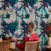 Modern Wallpaper Exotic flowers 89378 additionalThumb 8