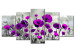 Acrylic print Meadow: Purple Poppies 92378 additionalThumb 2