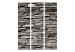 Room Divider Screen Stone Facade - architectural texture of gray stone bricks 95478 additionalThumb 3