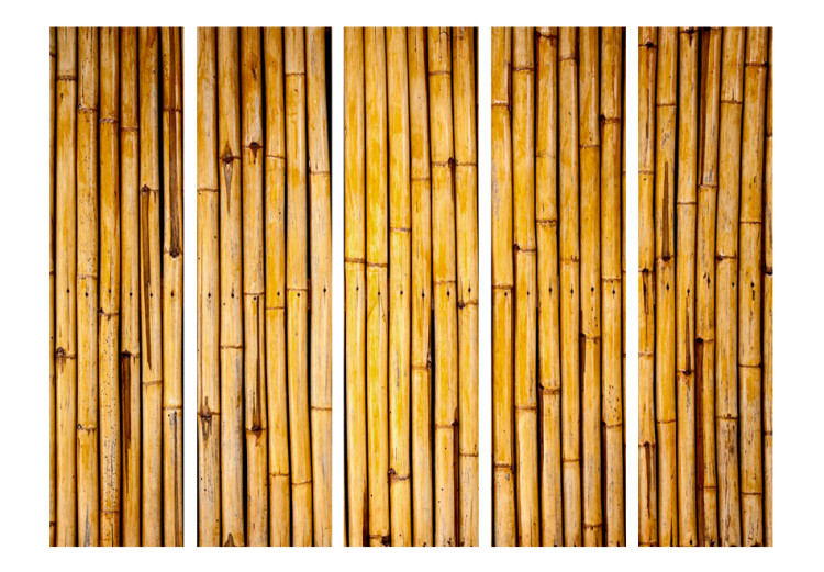Room Separator Bamboo Garden II - bamboo wood texture in oriental motif 95578 additionalImage 3