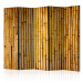 Room Separator Bamboo Garden II - bamboo wood texture in oriental motif 95578