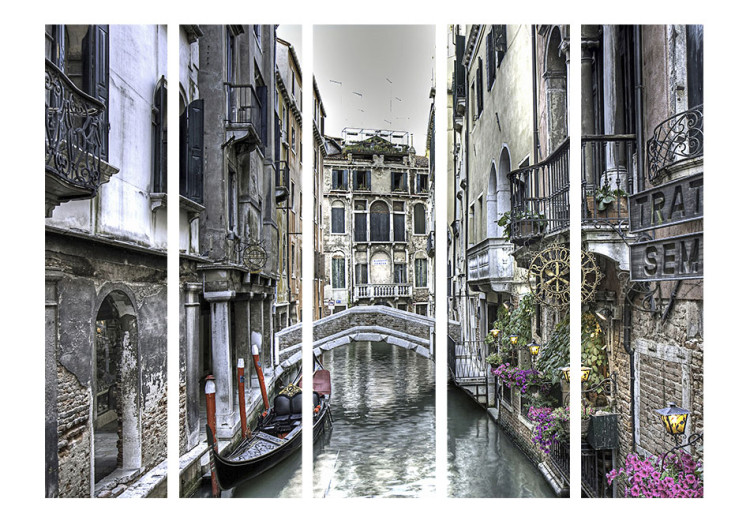 Room Divider Screen Romantic Venice II - romantic architecture of a flooded city 95678 additionalImage 3