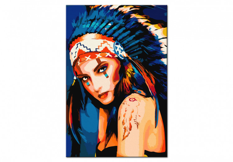 Paint by Number Kit Native American Girl 107488 additionalImage 4