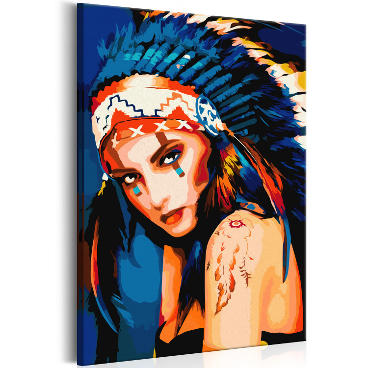 Paint by Number Kit Native American Girl 107488 additionalImage 7