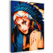 Paint by Number Kit Native American Girl 107488 additionalThumb 7