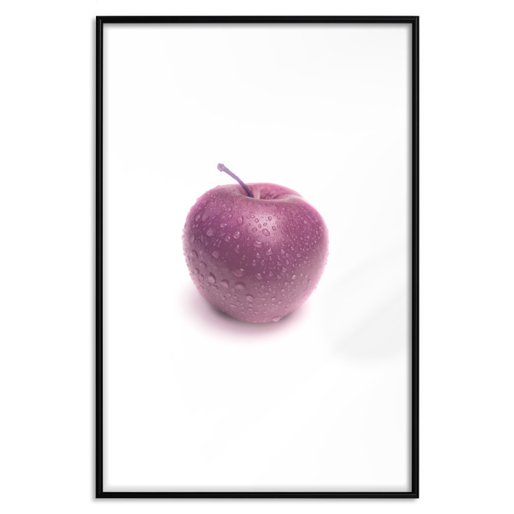 Wall Poster Apple - red fruit with water droplets on a solid white background 116788 additionalImage 17