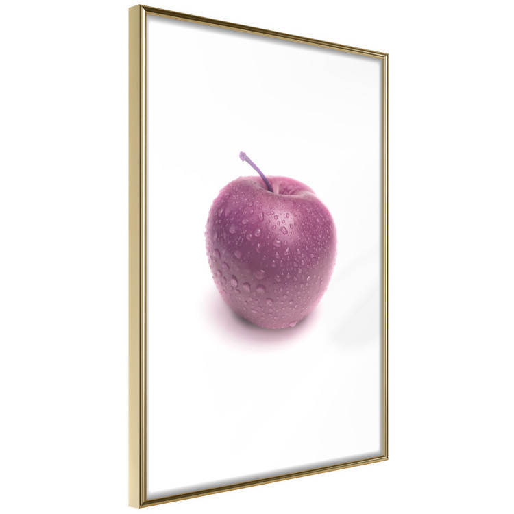 Wall Poster Apple - red fruit with water droplets on a solid white background 116788 additionalImage 14