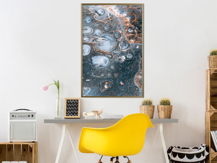 Poster Ocean of Spots - artistic abstraction filled with colorful streaks 117788 additionalImage 5