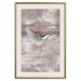 Wall Poster Love Flight - composition with a white bird and a background in shades of brown 118788 additionalThumb 21