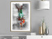 Wall Poster Abyss - industrial colorful abstraction on a gray background 121888 additionalThumb 13