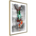 Wall Poster Abyss - industrial colorful abstraction on a gray background 121888 additionalThumb 6