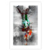 Wall Poster Abyss - industrial colorful abstraction on a gray background 121888 additionalThumb 19