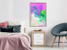 Poster Pastel Butterflies - colorful abstract spots on crumpled paper 122288 additionalThumb 10