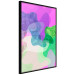 Poster Pastel Butterflies - colorful abstract spots on crumpled paper 122288 additionalThumb 8