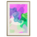 Poster Pastel Butterflies - colorful abstract spots on crumpled paper 122288 additionalThumb 19