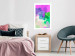 Poster Pastel Butterflies - colorful abstract spots on crumpled paper 122288 additionalThumb 12