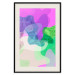 Poster Pastel Butterflies - colorful abstract spots on crumpled paper 122288 additionalThumb 18