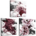 Canvas Art Print Flowers Beyond Clouds (3-part) - Nature Reaching for the Sky 122788 additionalThumb 2