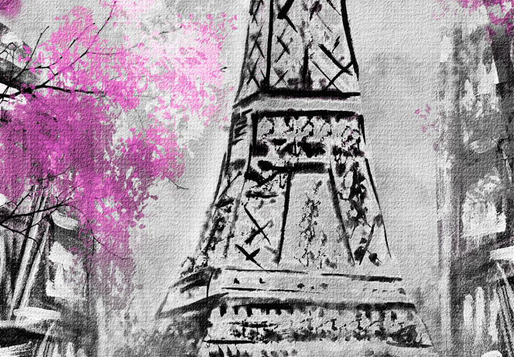 Canvas Print Paris Rendez-Vous (1 Part) Vertical Pink 123088 additionalImage 5