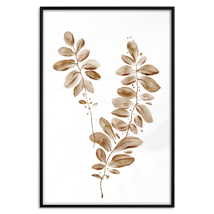 Wall Poster August Leaves - plant in autumnal atmosphere with golden leaves 123488 additionalImage 18