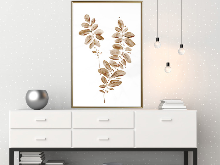 Wall Poster August Leaves - plant in autumnal atmosphere with golden leaves 123488 additionalImage 7