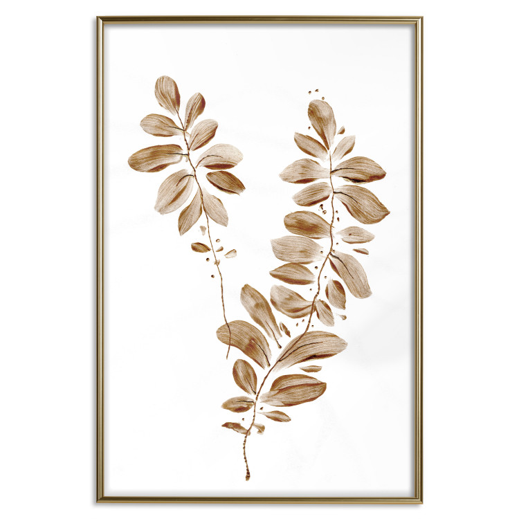 Wall Poster August Leaves - plant in autumnal atmosphere with golden leaves 123488 additionalImage 16