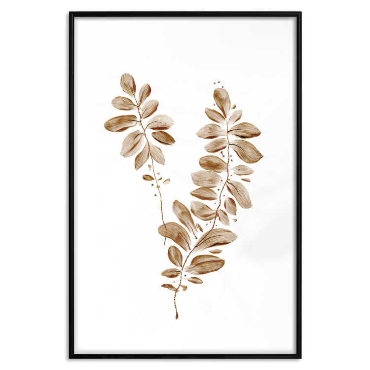 Wall Poster August Leaves - plant in autumnal atmosphere with golden leaves 123488 additionalImage 17