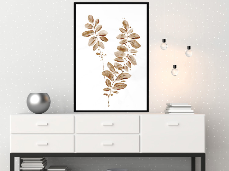 Wall Poster August Leaves - plant in autumnal atmosphere with golden leaves 123488 additionalImage 5