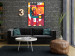 Wall Poster Art of Design - abstract figure and randomly placed letters 123588 additionalThumb 3