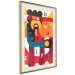 Wall Poster Art of Design - abstract figure and randomly placed letters 123588 additionalThumb 2