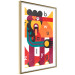 Wall Poster Art of Design - abstract figure and randomly placed letters 123588 additionalThumb 8
