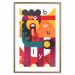 Wall Poster Art of Design - abstract figure and randomly placed letters 123588 additionalThumb 16